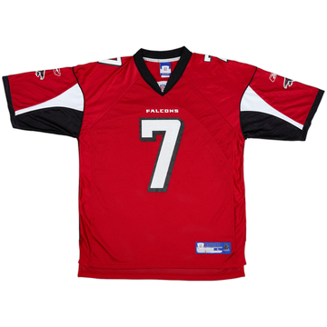 2005-06 Atlanta Falcons Vick #7 Reebok On Field Home Jersey - 8/10 - (L)
