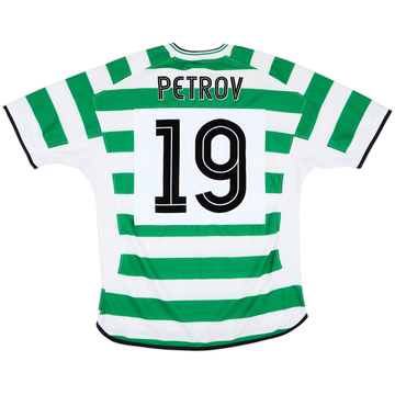 2001-03 Celtic Home Shirt Petrov #19 - 5/10 - (XL)