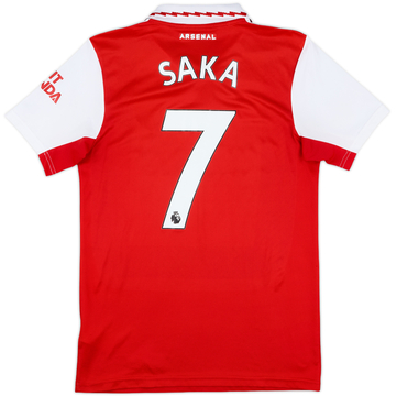 2022-23 Arsenal Home Shirt Saka #7 - 5/10 - (S)