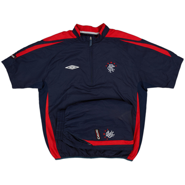 2007-08 Rangers Umbro 3/4 S/S Tracksuit - 9/10 - (L)