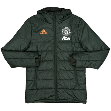 2020-21 Manchester United adidas Padded Bench Coat - 8/10 - (M)