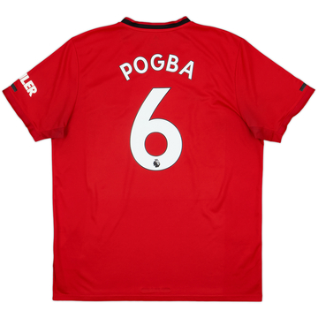 2019-20 Manchester United Home Shirt Pogba #6 - 7/10 - (XL)