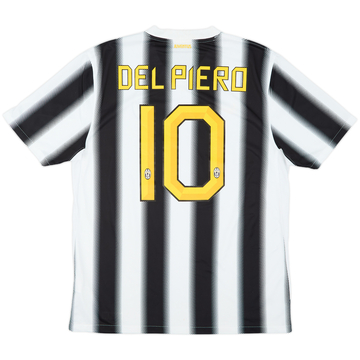 2011-12 Juventus Home Shirt Del Piero #10 - 9/10 - (L)