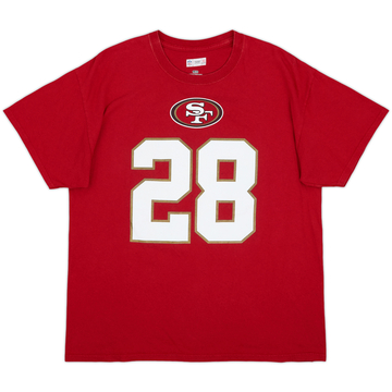 2015 San Francisco 49ers Hyde #28 NFL Tee - 7/10 - (L)