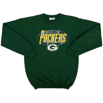 1990s Green Bay Packers Logo Athletic Sweat Top - 6/10 - (L.Boys)