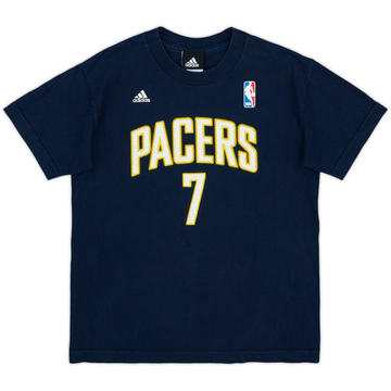 2006-08 Indiana Pacers O'Neal #7 adidas Tee - 5/10 - (M.Boys)