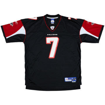 2005-06 Atlanta Falcons Vick #7 Reebok Premier Alternate Jersey - 7/10 - (XL)