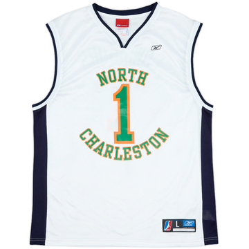 2001-03 North Charleston Lowgators #1 Reebok Home Jersey - 9/10 - (L)