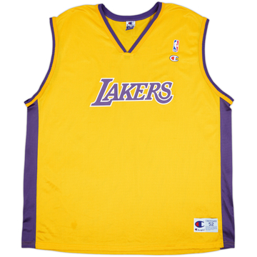 1999-02 LA Lakers Champion Home Jersey - 9/10 - (XXL)