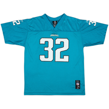 2009-11 Jacksonville Jaguars Jones-Drew #32 Reebok Relpica Home Jersey - 9/10 - (XL.Boys)