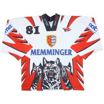 2001-02 EHC Memmingen Melas #81 Hardwear Home Jersey - 7/10 - (XL)