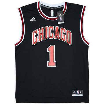 2014-16 Chicago Bulls Rose #1 adidas Alternate Jersey (M)
