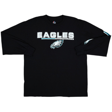2010s Philadelphia Eagles Majestic L/S Tee - 9/10 - (XL)