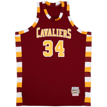 1975-75 Cleveland Cavaliers Carr #34 Mitchell & Ness Away Jersey - 8/10 - (XXL)