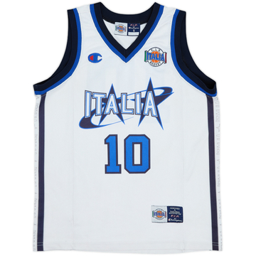 1996-97 Italy National Team #10 Champion Away Jersey - 8/10 - (S)