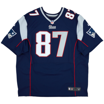 2012-18 New England Patriots Gronkowski #87 Nike Authentic Home Jersey - 5/10 - (3XL)