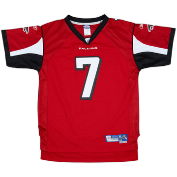 2005-06 Atlanta Falcons Vick #7 Reebok Premier Home Jersey - 8/10 - (XL.Boys)