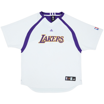 2006-07 LA Lakers adidas Authentic Shooting Shirt - 6/10 - (XXL)
