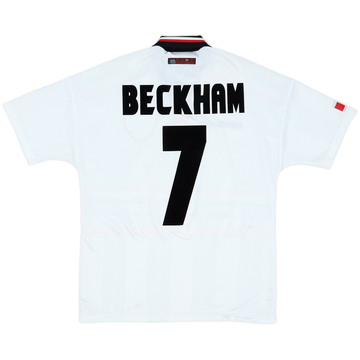 1997-99 Manchester United Away Shirt Beckham #7 - 8/10 - (M)