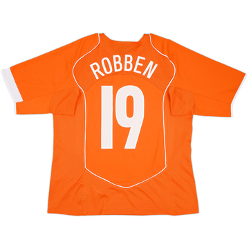 2004-06 Netherlands Home Shirt Robben #19 - 7/10 - (L)