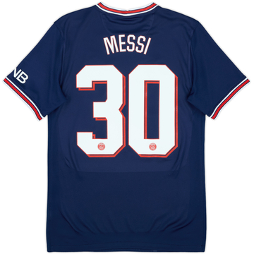 2021-22 Paris Saint-Germain Home Shirt Messi #30 - 8/10 - (S)