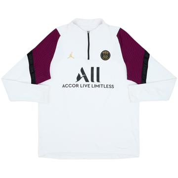 2020-21 Paris Saint-Germain Nike 1/4 Zip Drill Top - 7/10 - (XL)