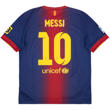 2012-13 Barcelona Home Shirt Messi #10 - 8/10 - (L)