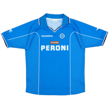 2000-01 Napoli Home Shirt - 8/10 - (XL.Boys)