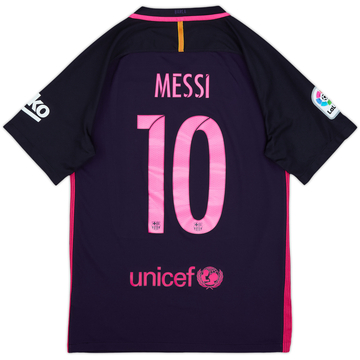 2016-17 Barcelona Away Shirt Messi #10 - 9/10 - (S)