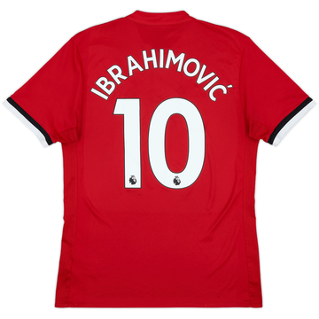 2017-18 Manchester United Home Shirt Ibrahimovic #10 - 7/10 - (M)
