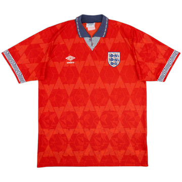 1990-93 England Away Shirt - 8/10 - (L)
