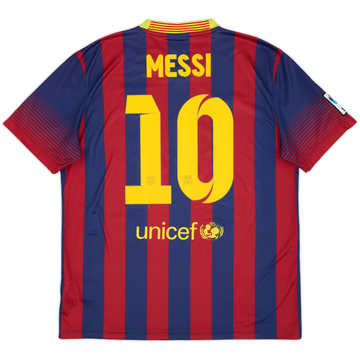 2013-14 Barcelona Home Shirt Messi #10 - 5/10 - (L)
