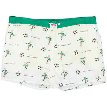 1990 Italia 90 Carrera Leisure Shorts - 5/10 - (M)