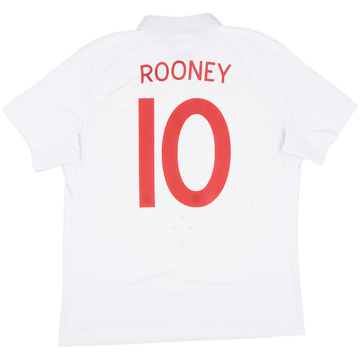2009-10 England Home Shirt Rooney #10 - 7/10 - (L)