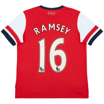 2012-14 Arsenal Home Shirt Ramsey #16 - 5/10 - (XL.Boys)