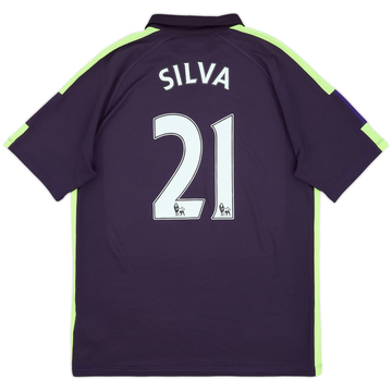 2014-15 Manchester City Third Shirt Silva #21 - 6/10 - (L)
