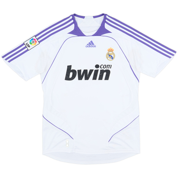 2007-08 Real Madrid Home Shirt - 4/10 - (M)