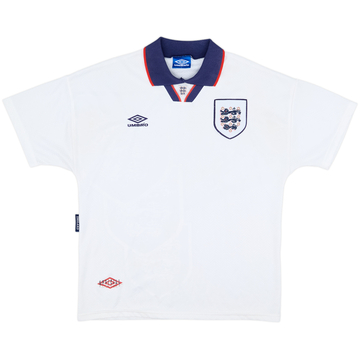 1993-95 England Home Shirt - 5/10 - (L)