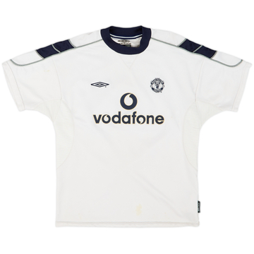 2000-01 Manchester United Away Shirt - 5/10 - (L.Boys)