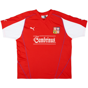 2004-05 Czech Republic Basic Home Shirt - 9/10 - (XXL)