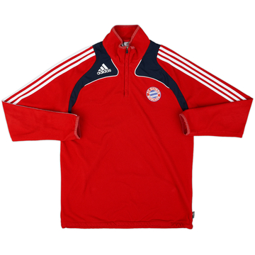 2008-09 Bayern Munich adidas 1/4 Zip Fleece Top - 9/10 - (M/L)