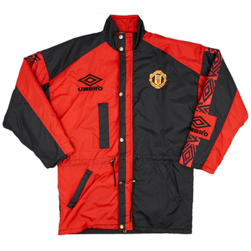 1995-97 Manchester United Umbro Bench Coat - 9/10 - (S)