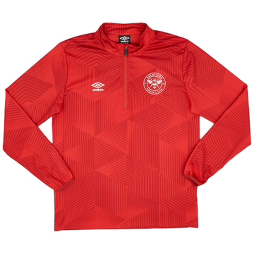 2020-21 Brentford Umbro 1/4 Zip Drill Top - 8/10 - (S)