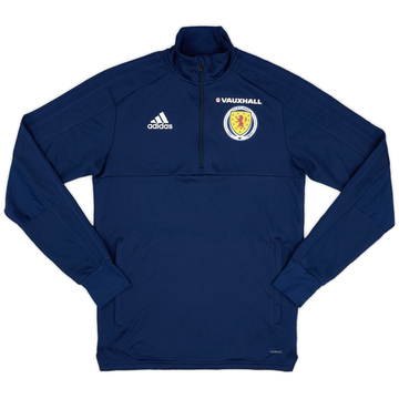 2017-18 Scotland adidas 1/2 Track Top - 9/10 - (S)