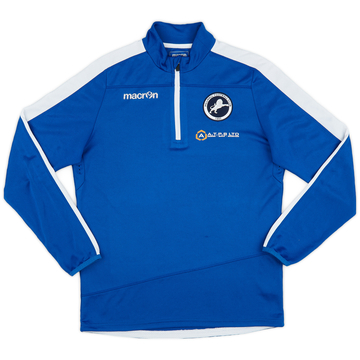 2017-18 Millwall Macron 1/4 Zip Training Top - 7/10 - (S)