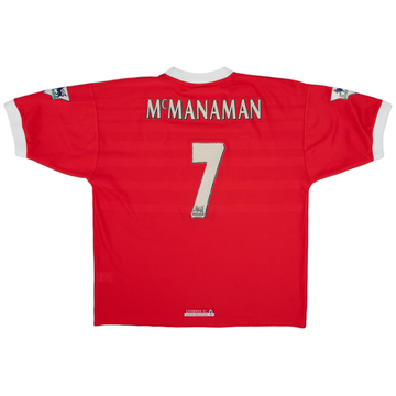 1998-00 Liverpool Home Shirt McManaman #7 - 7/10 - (XL)