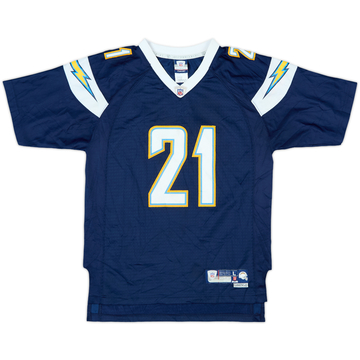 2007 San Diego Chargers Tomlinson #21 Reebok Premier Home Jersey - 6/10 - (L.Boys)
