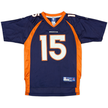 2010-11 Denver Broncos Tebow #15 Reebok On Field Home Jersey - 9/10 - (L.Boys)