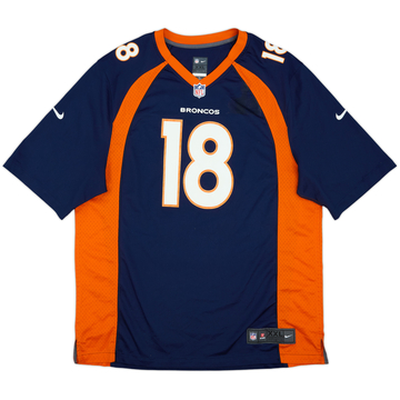 2013-15 Denver Broncos Manning #18 Nike Game Alternate Jersey - 4/10 - (XXL)