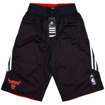2013-14 Chicago Bulls adidas Reversible Training Shorts (S)